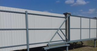 Купить откатные ворота на сваях Партизанск, цена от 2742 руб.
