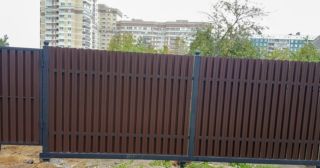 Купить распашные ворота из штакетника Партизанск, цена от 2691 руб.